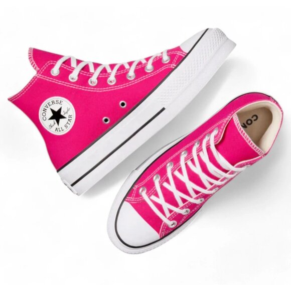 Converse Chuck Taylor All Star Lift Hi Platform A08288F Cerise Pink Women Sz 11 - Picture 1 of 11